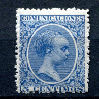 1889/1901.ESPAÑA.EDIFIL 215*.NUEVO CON FIJASELLOS(MH). - Nuevos