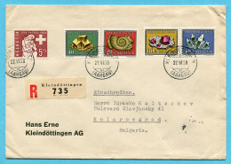 Satzbrief Von Kleindöttingen Nach Kolarovgrad 1958 - Absender: Hans Erne - Lettres & Documents