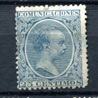 1889/99.ESPAÑA.EDIFIL 221*.NUEVO CON FIJASELLOS(MH)CATALOGO 22€ - Unused Stamps