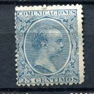 1889/99.ESPAÑA.EDIFIL 221*.NUEVO CON FIJASELLOS(MH)CATALOGO 22€ - Ongebruikt