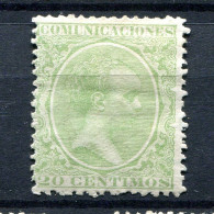 1889/99.ESPAÑA.EDIFIL 220*.NUEVO CON FIJASELLOS(MH)CATALOGO 54€ - Unused Stamps
