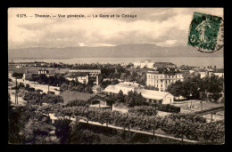 74 - THONON-LES-BAINS - LA GARE ET LE COLLEGE - Thonon-les-Bains