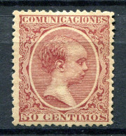 1889/1901.ESPAÑA.EDIFIL 224*.NUEVO CON FIJASELLOS(MH).EXCELENTE CENTRAJE.LUJO.CATALOGO 110€ - Ongebruikt