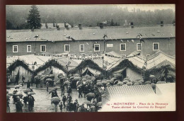 55 - MONTMEDY - PLACE DE LA HOUSSAYE - TENTES ABRITANT LES CONVIVES DU BANQUET - FEDERATION REPUBLICAINE  - Montmedy