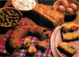 Recettes De Cuisine - Cake Salé Aux Olives - Gastronomie - CPM - Voir Scans Recto-Verso - Recipes (cooking)