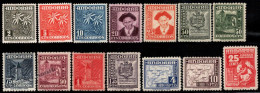 Andorre Espagnole / Spanish Andorra 1948-53 Yv, 43A-52, Diverse Motives, Flora, Maps, Landscapes - MNH - Ongebruikt