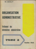 Organisation Administrative Tome II (1972) De R. Reix - Sin Clasificación