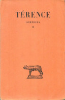 Comédies Tome Ii (1956) De Terence - Sonstige & Ohne Zuordnung