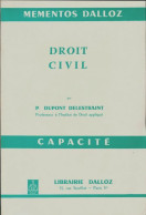 Droit Civil : Capacité (1969) De Pierre Dupont Delestraint - Derecho