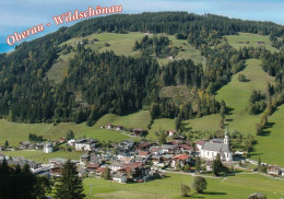 1 AK Österreich / Tirol * Blick Auf Oberau Mit Pfarrkirche St. Margarethain (Gemeinde Wildschönau) - Luftbildaufnahme * - Wildschönau