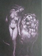 Exlibris Erotic Nude Bookplate Etching Mezzotint Jan Cernos Czech The Loves - Etchings