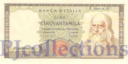 ITALIA - ITALY 50000 LIRE 1970 PICK 99b XF/AU - 50000 Lire