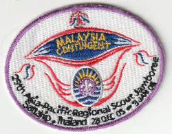 MALAYSIA  --   25th  ASIA - PACIFIC REGIONAL SCOU JAMBOREE  - THAILAND  --  SCOUT, SCOUTISME, JAMBOREE  -- OLD PATCH  -- - Scouting