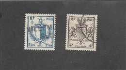 FRANCE 1945 -  N°YT 735-736 - Gebraucht