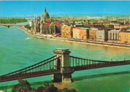 HONGIE - Budapest - View Of Budapest - Vue Sur Le Pont - Colorisé - Carte Postale Ancienne - Ungheria