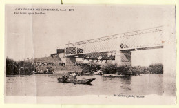 08573 / Bord Planche Essai Imprimerie LES-PONTS-de-CE Catastrophe Une Heure Après ACCIDENT 4 Aout 1907-RIVIERE - Les Ponts De Ce