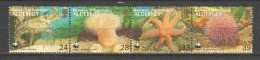 Alderney 1993 Mi 61-64 In Strip MNH WWF CORAL - Ungebraucht