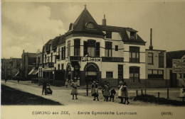 Egmond Aan Zee // Eerste Egmondsche Lunchroom (geanimeerd) 19?? - Egmond Aan Zee