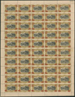 Congo Belge - Mols (récupération) : N°87 En Feuille Complètes De 50** Neuf Sans Charnières (MNH). Pour étude, X2 ! - Unused Stamps