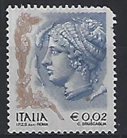 Italy 2002-05  Die Frauin Der Kunst  (o) Mi.2816 II C - 2001-10: Afgestempeld