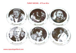 Série De 6 Capsules De Champagne TURGY MICHEL N°5 Au 5.e - Collections