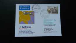 Vol Special Flight Macau Frankfurt Via Hong Kong Airbus A380 Lufthansa 2011 - Covers & Documents