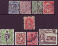 Europe - Angleterre Colonies - Jamaïque - Lot De 9 Timbres Différents - 7558 - Jamaica (...-1961)