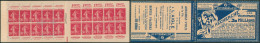 Carnet (1925) - N°191-C2** Type Semeuse 30ctm N°191C (type II B), Publicité. - Andere & Zonder Classificatie