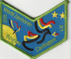 BELGIEN CONTINGENT  --  21st WORLD JAMBOREE  UK 2007  --  SCOUTISME, JAMBOREE  --  OLD PATCH - Pfadfinder-Bewegung