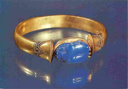 Art - Antiquité - Egypte - Bracelet Orné D'un Scarabée Découvert Sur La Momie Du Pharaon Chéchanq II - Exposition Tanis  - Antiek