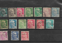 FRANCE 1948 -  N°YT Lot Marianne - Oblitérés