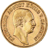 Etats Allemands, SAXONY-ALBERTINE, Friedrich August III, 20 Mark, 1905 - Sonstige & Ohne Zuordnung