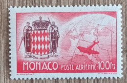 Monaco - YT Aérien N°7 - Armoiries Et Avion Sur Globe - 1941 - Neuf - Luchtpost