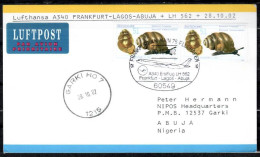 2002 Franfurt - Abuja  Lufthansa First Flight, Erstflug, Premier Vol ( 1 Card ) - Other (Air)