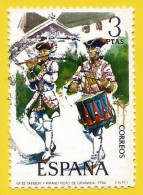 España. Spain. 1974. Edifil # 2199. Uniformes Militares. Tambor Regimiento De Granada - Oblitérés
