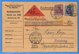 Allemagne Reich 1920 - Carte Postale De Hamburg - G33568 - Lettres & Documents