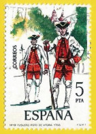 España. Spain. 1975. Edifil # 2239. Uniformes Militares. Fusilero Regimiento De Vitoria - Oblitérés