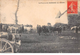 58 . N°106228 . St Honore Les Bains .la Foire .vaches . - Saint-Honoré-les-Bains