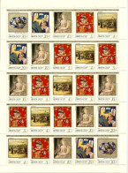 ● RUSSIA U.R.S.S. 1989 ֍ Dipinti / Porcellane ● N. 5668 /72  ● Foglio ** ● Serie Completa ● Cat. 35,00 € ● Lotto 4241 ● - Fogli Completi