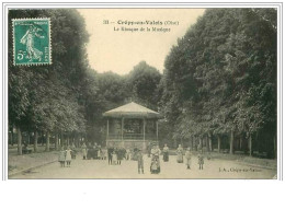 60.CREPY EN VALOIS.LE KIOSQUE DE LA MUSIQUE.PLIE - Crepy En Valois