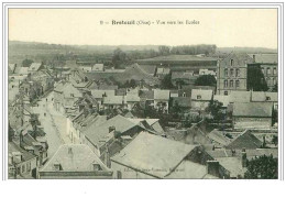 60.BRETEUIL.VUE VERS LES ECOLES - Breteuil