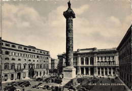 ITALIE - Roma - Piazza Colonna - Colonna Square - Animé - Voitures - Carte Postale - Places