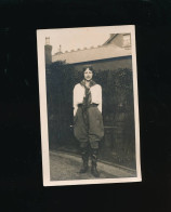 Photographie - Ginette Joncla En Tenue D'équitation 1930 - Persone Identificate