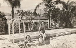 CARTE POSTALE PHOTO ORIGINALE ANCIENNE FORTIN VERACRUZ " HOTEL RUIZ GALINDO " FEMMES PIN UP SEXY PISCINE ANIMEE MEXIQUE - Mexico