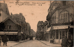 N°3793 W -cpa Bois Colombes -place De La Gare- - Colombes