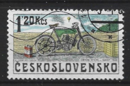 Ceskoslovensko 1975  Motorcycle   Y.T.  2121 (0) - Used Stamps