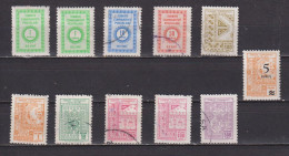 Lot De Timbres Oblitérés De Turquie 1965 1966 Taxes - Gebruikt