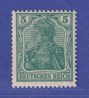 Dt. Reich 1915 Germania Kriegsdruck 5 Pf Mi.-Nr. 85 IId ** Gpr. JÄSCHKE BPP - Neufs