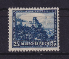 Dt. Reich 1931 Nothilfe Bauwerke Heidelberger Schloss Mi.-Nr. 461 Postfrisch ** - Neufs