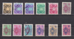 Lot De Timbres Oblitérés De Turquie 1978 1979 Taxes - Used Stamps